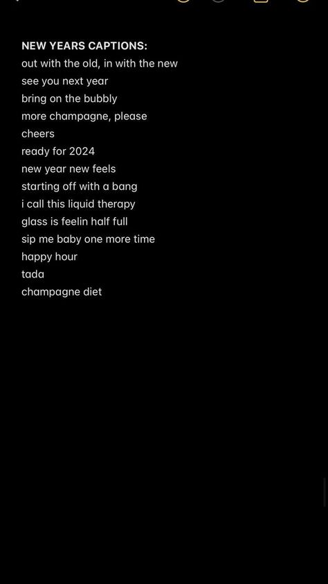 First Pic Of The Year Caption, New Year Note For Instagram, Captions For Year Recap, In 2024 Quotes, Nye Post Ideas, Caption For 2024, 2023 Recap Reel Caption, New Year’s Eve Captions 2023, New Years Photo Dump Caption