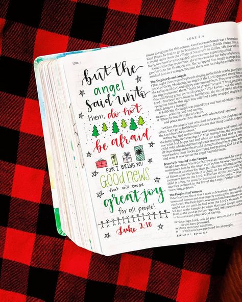 Christmas Bible Study, Bible Journal Notebooks, Christmas Bible Verses, Bible Doodling, Bible Journaling Ideas Drawings, Christmas Bible, Bible Journal Notes, Inspire Bible Journaling, Bible Verse Cards