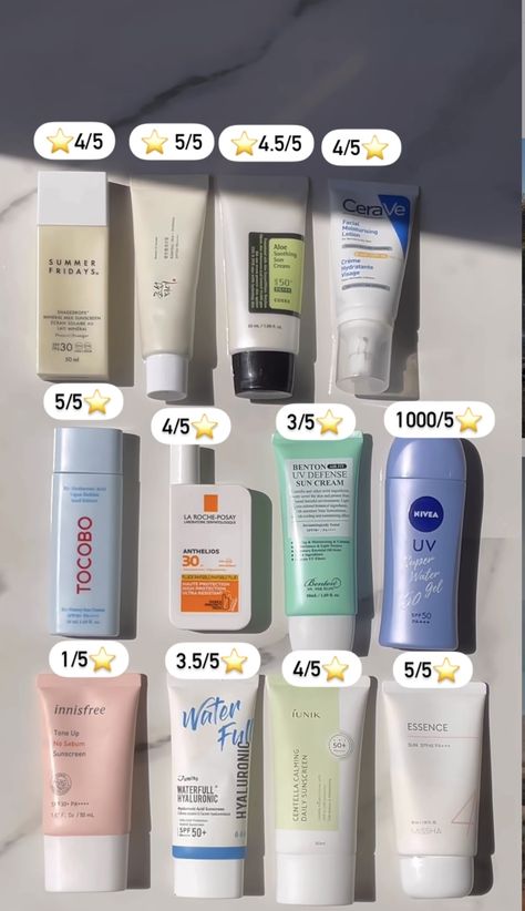 Good Sunscreen For Face, Korean Skin Care Secrets, Best Sunscreen, Skin Care Basics, Clear Healthy Skin, Natural Face Skin Care, Serious Skin Care, Olive Young, Basic Skin Care Routine