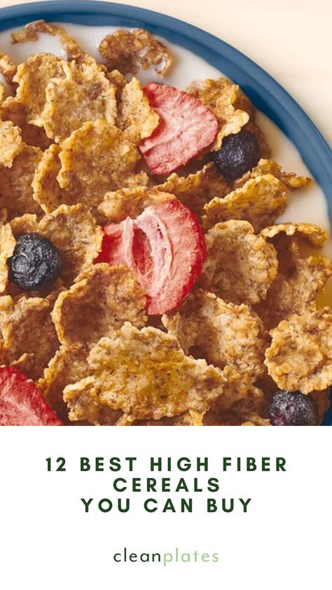 Cereal doesn't have to be devoid of nutrients -- and high-fiber cereals no longer taste like cardboard. Here are 12 great choices, all with at least 5 grams of fiber per serving. High Fiber Cereal, Fiber Cereal, Whole Grain Cereals, Healthy Products, Peanut Butter Honey, High Fiber, Low Sugar, Non Gmo, High Protein