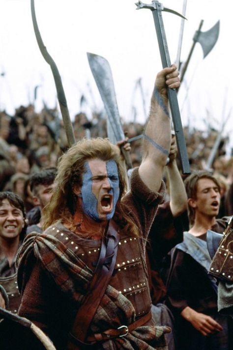 Mel Gibson as William Wallace in Braveheart (1995). #Film William Wallace, Ingmar Bergman, 90s Movies, Mel Gibson, Actrices Hollywood, Historical Drama, The Feeling, Film Serie, Film Stills