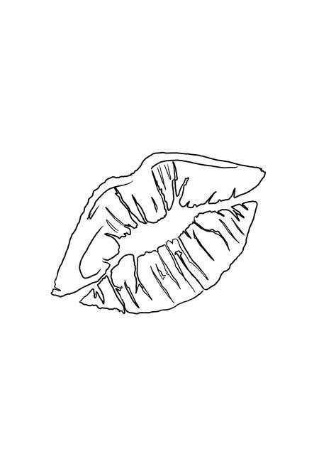 Single Line Tattoo, Tattoo Outline Drawing, Tattoo Stencil Outline, Tattoo Style Drawings, Tattoo Design Book, Lip Tattoos, Tattoo Art Drawings, Tattoo Outline, Outline Drawings