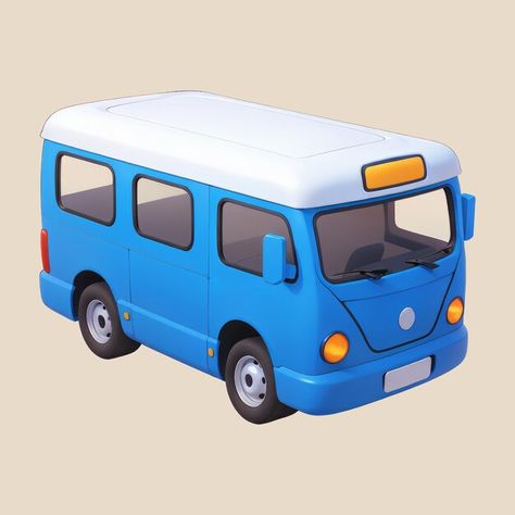 Mini van bus cartoon illustration | Premium Psd #Freepik #psd Room Reference, Bus Cartoon, 3d Reference, Game Illustration, Psd Template Free, Car Toy, Cartoon Games, Car Cartoon, 90s Kids