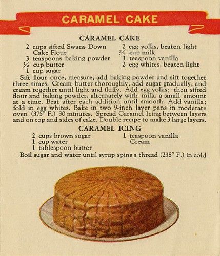 Cake Flour Recipe, Desserts Brownies, Swans Down Cake Flour, Caramel Cake Recipe, Recipes Vintage, Fruit Trays, Recipes Fruit, Recipes Family, Light Cakes