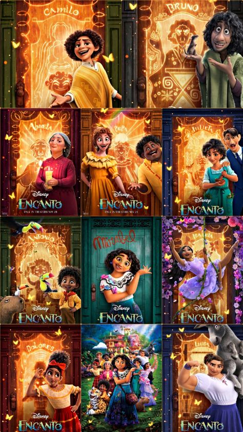 Encanto Nails, Encanto Cartoon, Encanto Pictures, Encanto Family, Encanto Characters, Disney Hogwarts, Good Animated Movies, Kings Movie, Disney Encanto