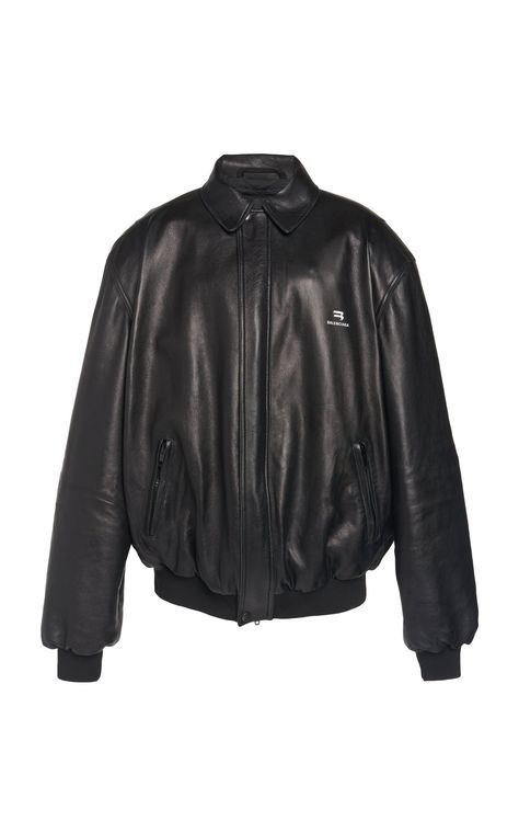 Balenciaga Leather Jacket, Balenciaga Jacket, Oversize Outfit, Adidas X Wales Bonner, Balenciaga Fashion, Balenciaga Leather, Blouson Jacket, Stylish Hoodies, Archive Fashion