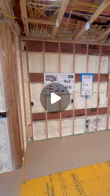 Matt Risinger on Instagram: "Kitchen pre-Sheetrock. Go check out @jobsitecodes if you don’t know them. All our appliances cut sheets are on a QR code so access is easy. Excited to get these @benchmarkkitchens @crystalcabinets in The Risinger Build. #therisingerbuild #build #framing" New Home Build Ideas, New Home Features, Garden Construction, Home Build Ideas, Kitchen Construction, Home Building Ideas, New House Build, Instagram Kitchen, Building Remodeling