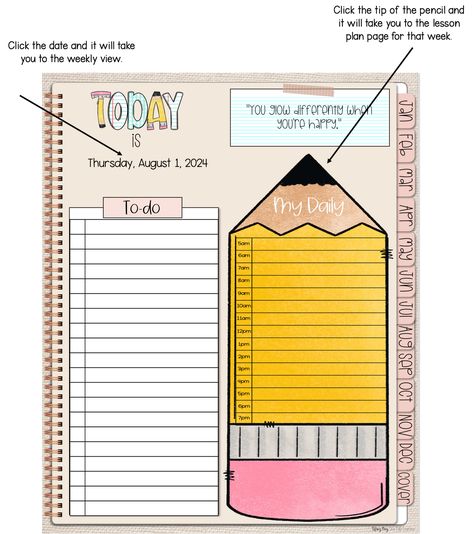 One Fab Teacher Digital Planner 2024-2025 Teacher Lifestyle, Health Teacher, Preschool Workbooks, Paper Planner, First Year Teachers, Becoming A Teacher, Work Planner, Teacher Organization, Teacher Planner