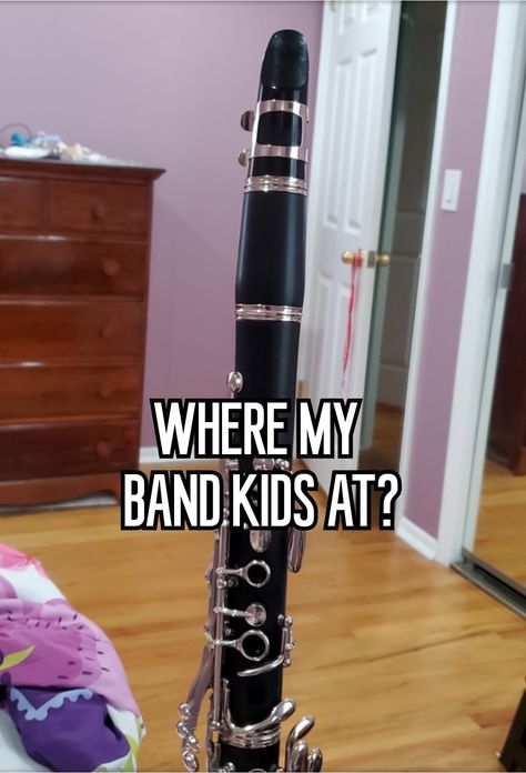 Band Kids Aesthetic, Clarinet Jokes, Band Kid Aesthetic, Clarinet Aesthetic, Clarinet Songs, Funny Band Jokes, Band Puns, Clarinet Humor, School Whisper