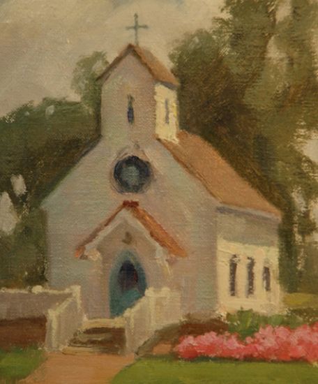 Painted Churches, Holy Holy, Church Family, Country Churches, Church Pictures, My Church, Country Church, Cottage Art, Daily Painting