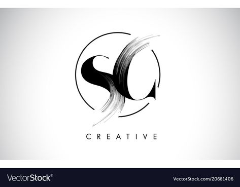 Circle Vector Design, Logo Design Black, Graphic Design Activities, Sg Logo, Paint Logo, Special Logo, Circle Vector, Salon Logo Design, Logo Design Inspiration Creative