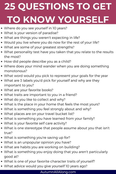 Diary Prompts, Questions To Get To Know Someone, Get To Know Yourself, 25 Questions, Journal Questions, Gratitude Journal Prompts, Fun Quizzes To Take, Know Yourself, Fun Questions To Ask