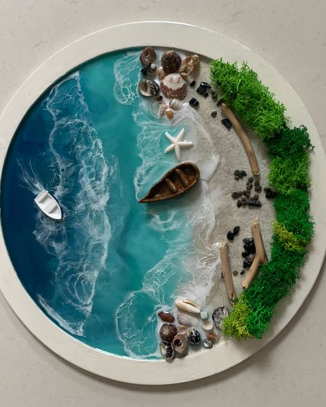 Personalised Ocean Resin Art… . . This unique and creative gift captures the essence of a peaceful beach and is perfect for remembering special moments with your loved one. You can personalize it with your names and date, making it a perfect gift to show your love and appreciation, this wall piece is sure to be cherished for years to come.. . . . Dm me for more details… .. #resinart #ocean #oceanresinart #oceanart #resin #handmade #resinartist #art #resinartwork #epoxyresin #resincraft #epoxy... Ocean Resin Art, Peaceful Beach, Ocean Resin, Wall Piece, Resin Pour, Resin Artwork, Ocean Art, Beach Art, Fluid Art