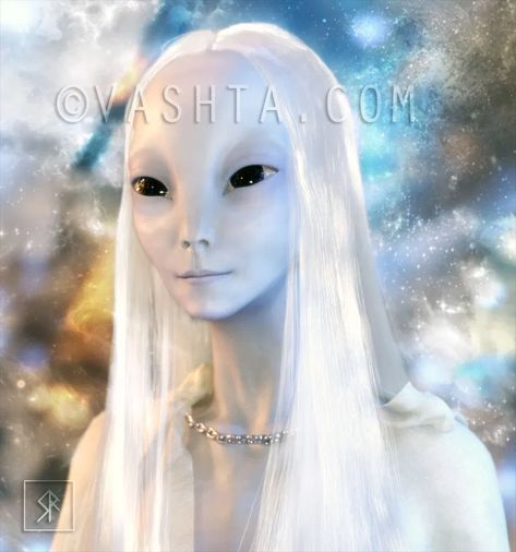 Sassani Lady for Yulan Notes for the client: She came through like a dream, or let’s say from within a dream realm. She felt like a spirit at first, but Galactic Art, Alien Nation, Creature Fantasy, Alien Artwork, Arte Alien, Alien Girl, Science Fiction Illustration, Alien Concept, Aliens And Ufos