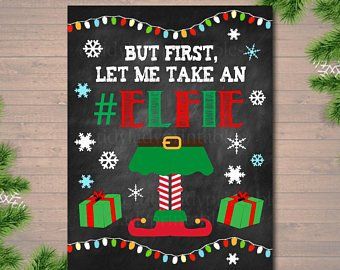 Holiday Door Decoration Contest, This Hallway Is Under Elf Surveillance, Elf Surveillance Door Decoration, Photo Booth Christmas, Take An Elfie, Christmas Ugly Sweater Party, Elf Workshop, Christmas Decor Printable, Elf Surveillance