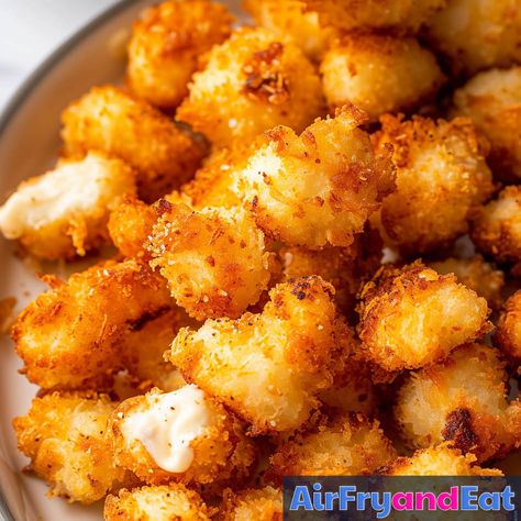 air fryer cheese curds Cheese Curds Recipe Air Fryer, Recipes With Cheese Curds, Air Fryer Cheese Balls, Air Fried Cheese Curds, Cheese Curds Recipe Dishes, Cheese Curds Air Fryer, Air Fryer Cheese Curds, Homemade Cheese Curds, Air Fried Vegetable Recipes