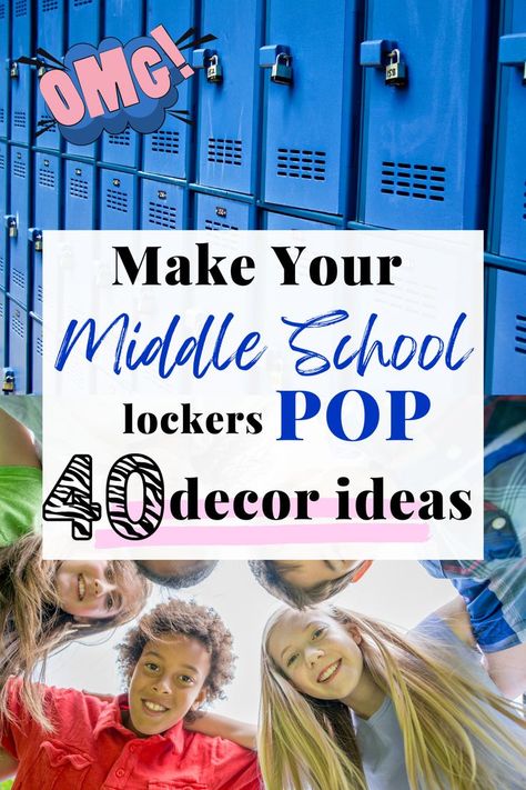 6th Grade Locker Ideas, Cute Locker Decorations, Middle School Decor, Cute Locker Ideas, Locker Decorations Diy, Middle School Lockers, School Locker Decorations, Kids Locker, Locker Ideas