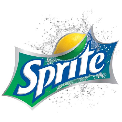 This logo shows that Sprite uses both lemon and lime to flavor their drink in a simple and clever way. I like the use of mostly cool colors, which contrasts nicely with the yellow of the lemon. It displays what the product is, some type of beverage with lemon and lime. Sprite Logo, Sprite Soda, Coca Cola Logo, Pixar Lamp, Drink Logo, Logo Quiz, Type Logo, Instant Win Games, Drinks Logo