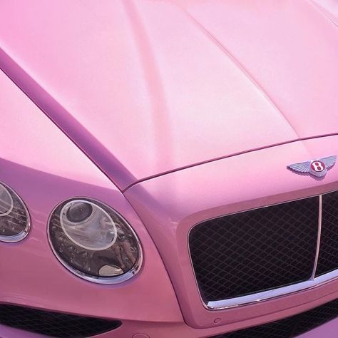 aesthetic pink car y2k | comment 4 cred | #aesthetic #y2k #pink Bentley Aesthetic, Pink Bentley, Sports Car Brands, Barbie Car, New Sports Cars, Jaguar Xk, Jaguar Car, Big Car, Pink Car