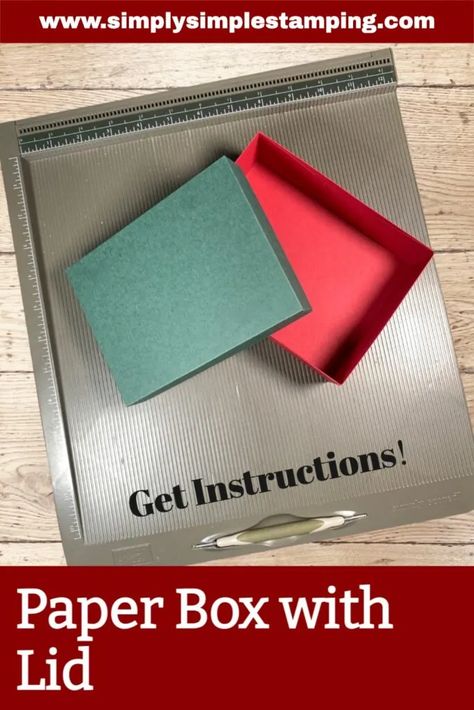 Scoring Board Projects, Gift Card Boxes Diy, Paper Box With Lid, Paper Box Tutorial, Easter Teacher Gifts, Aquarium Craft, Diy Card Box, Simple Paper Crafts, Scoring Board