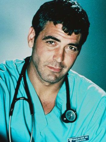 young george George Clooney Er, Doug Ross, Helen George, Hipster Haircuts For Men, Hipster Haircut, Michael Crichton, Tv Doctors, Medical Drama, Tv Actors