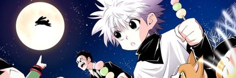 Hxh Discord Banner, Hxh Twitter Header, Hunter X Hunter Header, Hunter X Hunter Banner, Hxh Header, Killua Banner, Hxh Banner, Band Banners, Black Lives Matter Art