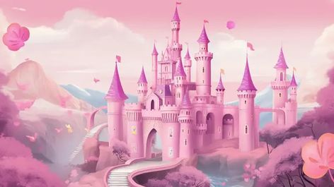 princess castle picture Disney Princess Castle Background, Princess Aurora Background, Princess Theme Background, Princess Background Wallpapers, Pink Princess Background, Princess Castle Background, Aurora Background, Fairytale Background, Disney Princess Background