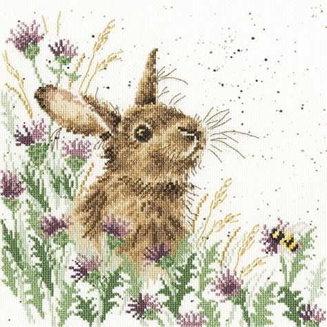 Bothy Threads, Wrendale Designs, Beautiful Cross Stitch, Cross Stitch Pictures, Cross Stitch Animals, Counted Cross Stitch Kits, Back Stitch, Stitch Kit, Cross Stitch Kits