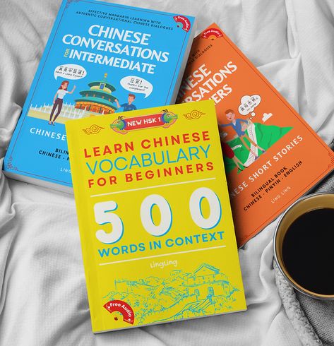 BOOST YOUR CHINESE WITH THESE BOOKS BY LINGLING || Chinese Conversations for Beginners || Chinese Conversations for Intermediate || Learn Chinese Vocabulary for Beginners: 500 Words In Context. FOLLOW THE LINK TO LEARN MORE. Chinese Vocabulary, Chinese Books, Mandarin Chinese Learning, Vocabulary Book, Online Scrapbook, Chinese Book, Chinese Learning, Recommended Books, Love Learning