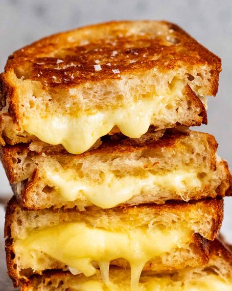 My Best Grilled Cheese Sandwich Gourmet Grilled Cheese Sandwich, Ultimate Grilled Cheese, Perfect Grilled Cheese, Gourmet Grilled Cheese, Cheese Sandwich Recipes, Best Grilled Cheese, Grilled Cheese Sandwiches, Recipetin Eats, Recipe Tin