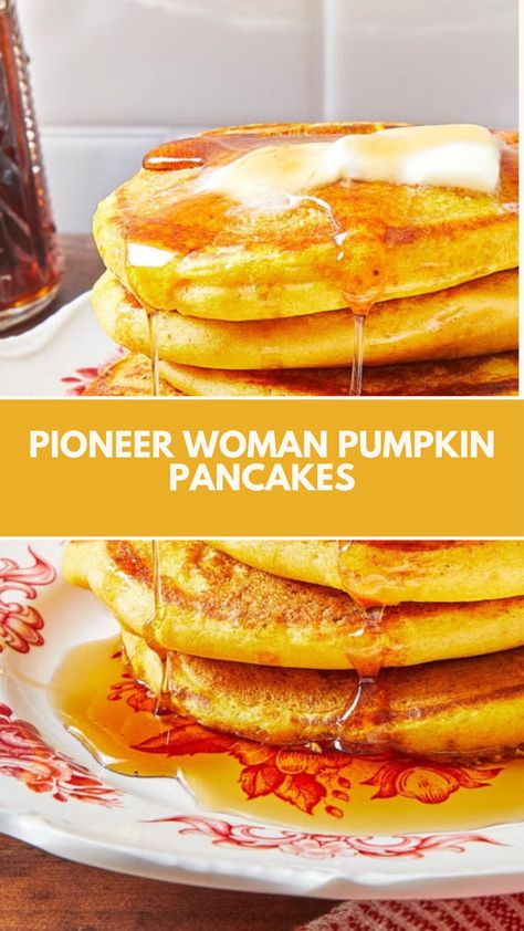 This easy Pumpkin Pancakes recipe is a delicious and nutritious breakfast option that’s quick to prepare. Made with simple ingredients like pumpkin puree and warm spices, these pancakes are fluffy and flavorful. Perfect for a cozy morning, they can be topped with maple syrup or your favorite toppings for a delightful start to your day! Pumpkin Walnut Pancakes, Breakfast Puree Recipes, Best Pumpkin Pancakes, Pumpkin Puree Pancakes, Pumpkin Oat Pancakes, Homemade Pumpkin Pancakes, Easy Pumpkin Pancakes, Healthy Pumpkin Pancakes, Pioneer Kitchen