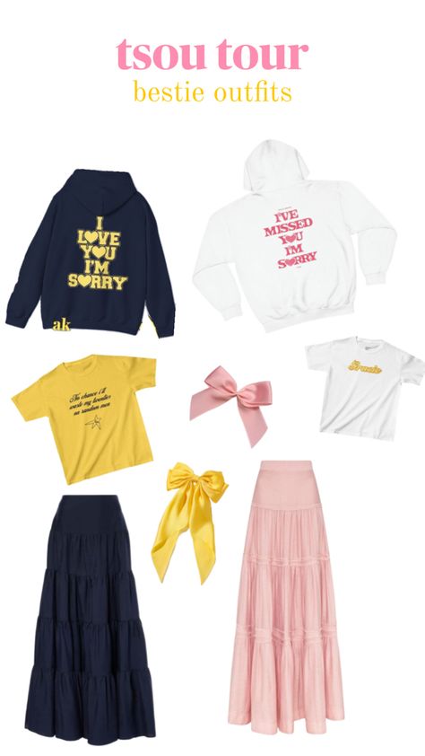 tsou tour matching outfits Bestie Outfits, Tour Outfits, Dream Concert, Paris Tours, Taylor Swift Outfits, Concert Fits, Gracie Abrams, Cute Simple Outfits, New Wardrobe