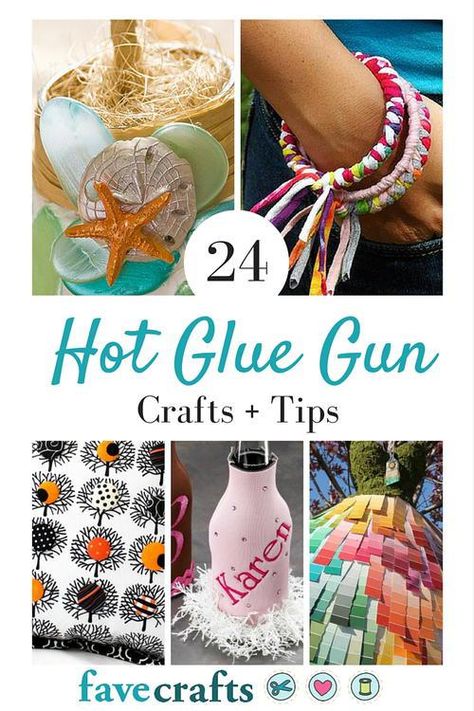 Hot glue is and has been a crafter’s go-to adhesive for years and years.  While you do have to be a bit careful when using it, hot glue seems to be one of the best no-fail things to use.  The… Hot Glue Crafts, Crafts With Hot Glue, Hot Glue Art, Diy Glue, Glue Art, Crafts To Make And Sell, Crafts Hacks, Glue Crafts, Glue Gun