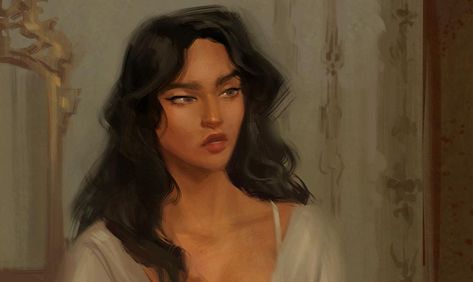 Morning Doodle: What is it now, Lantsov? Artist Notes: Wanted to make a soft muted portrait for once. It’s hard to convince my brain not… Kos, Zoya Nazyalensky, Harsh Lighting, The Grisha Trilogy, Leigh Bardugo, Six Of Crows, My Brain, Fan Book, Book Characters