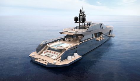 Wallypower superyacht concept erases line between indoors and out Wally Yachts, Air Lounge, Monaco Yacht Show, Guest Cabin, Yacht Interior, House Deck, Bigger Boat, Jetski, A Yacht