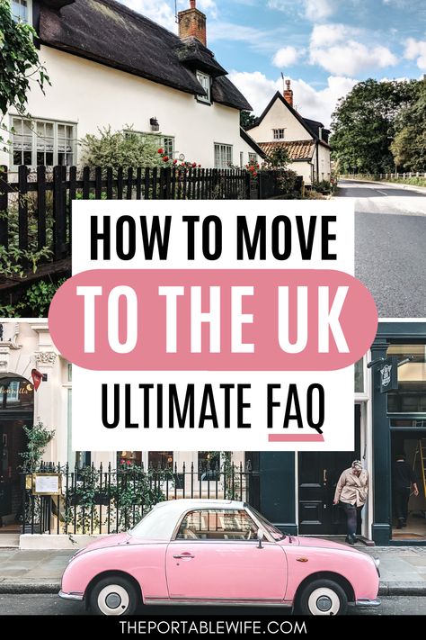 Moving To Uk Checklist, Living In England Tips, Moving To Uk From Us, Moving To Scotland From Us, Moving To England From Us, Moving To Europe From Us, Moving To Uk, Moving Country, Abroad Life