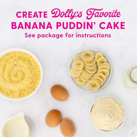 Dolly Parton Banana Pudding Cake, Dolly Parton Cake Mix Recipes, Dolly Parton Banana Cake Mix Recipes, Dolly Parton Banana Cake, Dolly Parton Cake, Vanilla Wafer Dessert, Banana Flavored Cake, Dolly Parton Recipes, Easy Desserts To Make