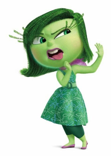 Disgust from "Inside Out" Disgusted Inside Out, Inside Out Emotions, Disgusted Face, Cartoon Movie Characters, Inside Out Characters, Disney Inside Out, Image Film, Disney Infinity, Disney Xd