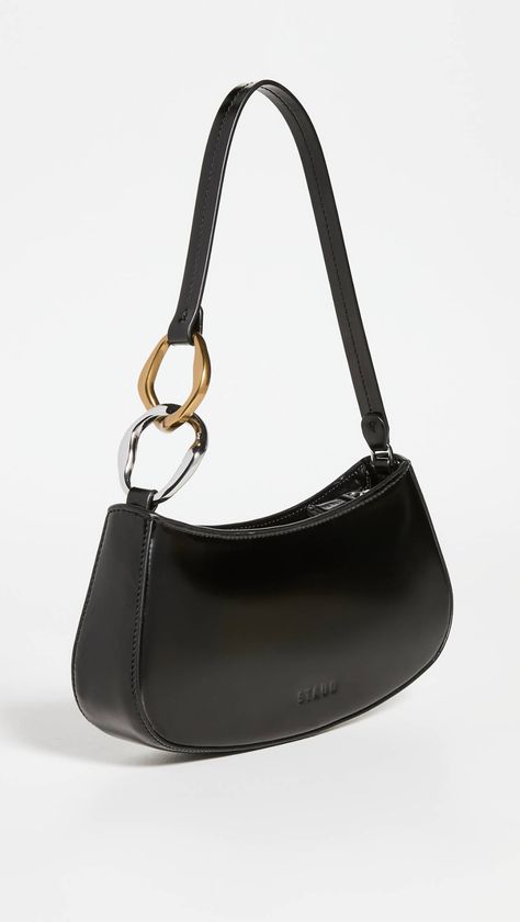 The Crescent-Handbag Trend Is Here—These Are Our Favorites | Who What Wear Purse, Chain, Free Shipping, Leather, Black