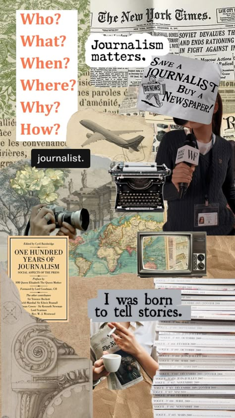 Journalism Graphic Design, Photo Journalism Aesthetic, Communication And Media Studies, Journalism Aesthetic Wallpaper, Mass Communication Student Aesthetic, Travel Journalism Aesthetic, Investigative Journalism Aesthetic, Journalism Major Aesthetic, Journalism Aesthetic Student