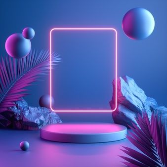 Colourful Frames, Frame Design Ideas, Colourful Background, Geometric Leaf, Neon Background, Frame Technology, الفن الرقمي, Colour Photo, Neon Backgrounds