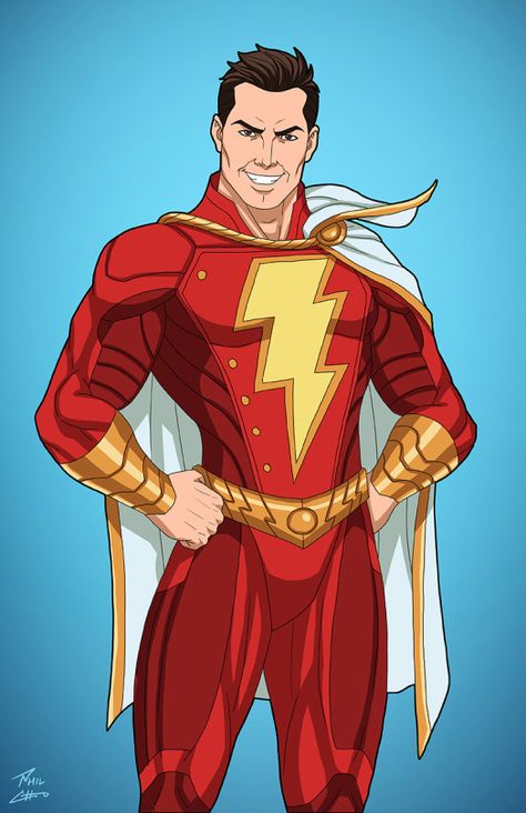 Dc Shazam, Original Captain Marvel, Earth 27, Captain Marvel Shazam, Phil Cho, Dc Rebirth, Univers Dc, Dc Comics Artwork, Superhero Characters