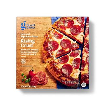 Read reviews and buy Self-Rising Crust Uncured Pepperoni Frozen Pizza - 30oz - Good & Gather™ at Target. Choose from contactless Same Day Delivery, Drive Up and more. Target Food, Pizza Style, Cooked Chicken Recipes, Desktop Publishing, Grocery Foods, Delicacy Food, Frozen Pizza, Delicious Pizza, Pizza Crust