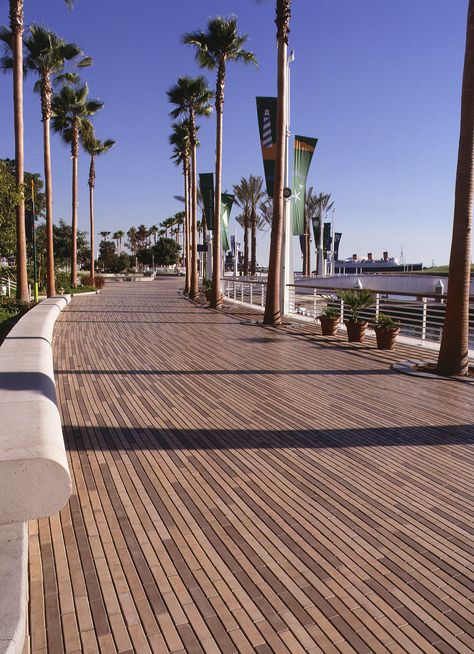 Queens Beach Boardwalk Design, Pavement Design, Paving Pattern, Paving Design, Fire Brick, Brick Paving, Beach Boardwalk, Urban Park, Landscape Architecture Design