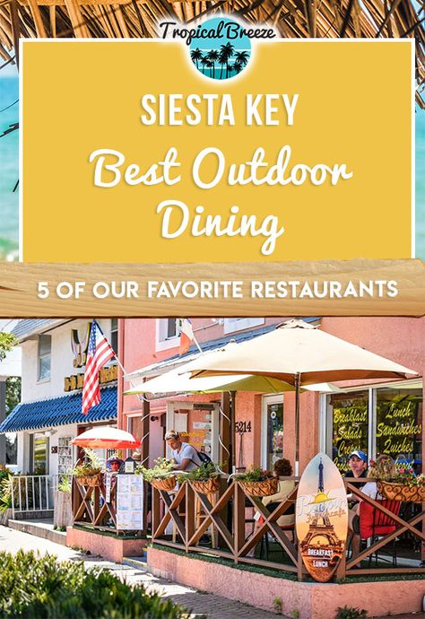 Best Restaurants In Sarasota Florida, Sarasota Florida Restaurants, Siesta Key Restaurants, Siesta Key Beach Florida, Sarasota Restaurants, Siesta Key Village, Beach Bach, Siesta Beach, Siesta Key Florida