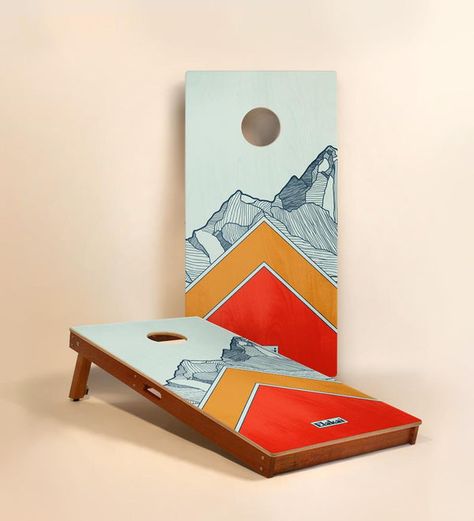 Painted Corn Hole Boards, Regulation Cornhole Boards, Diy Cornhole Boards, Cornhole Boards Designs, Cornhole Designs, Cornhole Game, Cornhole Board, Corn Hole, Painted Boards