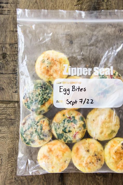 Freezer Eggs, Easy Egg Bites, Flavour Combinations, Cottage Cheese Eggs, Starbucks Egg Bites, Egg Cups Breakfast, Egg Bites Recipe, Freezer Meal Prep, Healthy Eggs