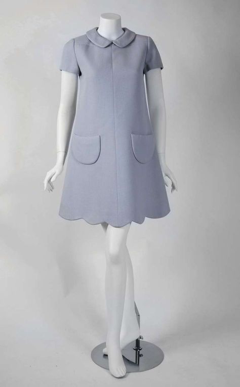 Fashion 60s, Vintage Fashion 1960s, Andre Courreges, 1960s Dresses, Mod Mini Dress, 60s 70s Fashion, Fashion 1960s, 20th Century Fashion, 60s Vintage