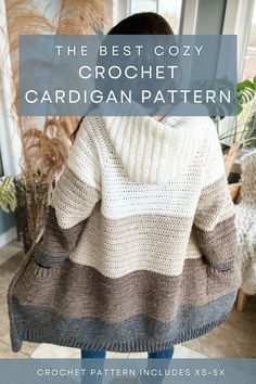 Easy Free Crochet Cardigan Pattern, Color Block Crochet Sweater Pattern, Crochet Fitted Cardigan, Overall Crochet Pattern Free, Hooded Cardigan Crochet Pattern Free, Crochet Patterns Sweaters & Cardigans, Crochet Wrap Cardigan, Crochet Raglan Cardigan, Crochet Cardigan Pattern Free Easy