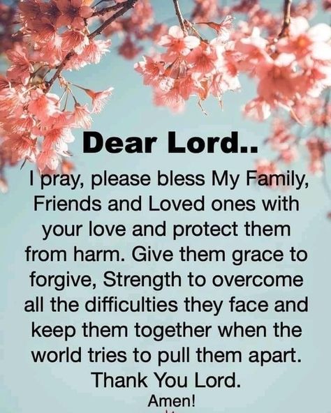 Good Night Prayer For My Family, Morning Prayer For Family, Prayers For Family Protection, Prayer For My Friend, Praying For Friends, Good Night Family, New Years Prayer, Powerful Morning Prayer, Prayer For My Family